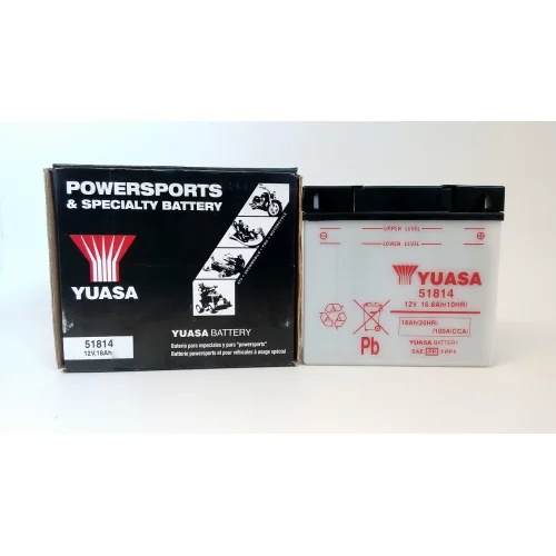 AKUMULATOR YUASA MOTOCYKLOWY 51814 12V 18AH AKUMULATOR YUASA MOTOCYKLOWY 51814 12V 18AH
