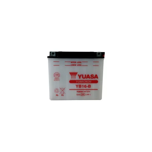 AKUMULATOR YUASA MOTOCYKLOWY YB16-B 12V 19AH