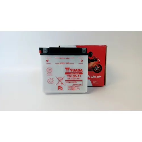 AKUMULATOR YUASA MOTOCYKLOWY YB16B-A1 12V 16Ah