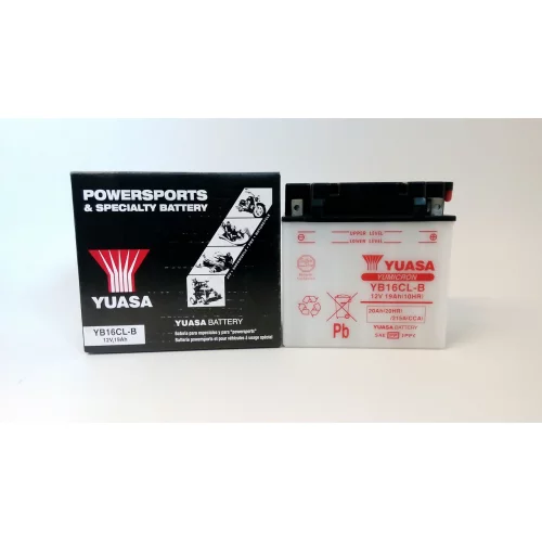 AKUMULATOR YUASA MOTOCYKLOWY YB16CL-B 12V 19Ah AKUMULATOR YUASA MOTOCYKLOWY YB16CL-B 12V 19Ah