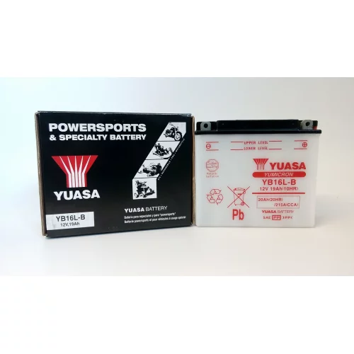 AKUMULATOR YUASA MOTOCYKLOWY YB16L-B 12V 19AH AKUMULATOR YUASA MOTOCYKLOWY YB16L-B 12V 19AH