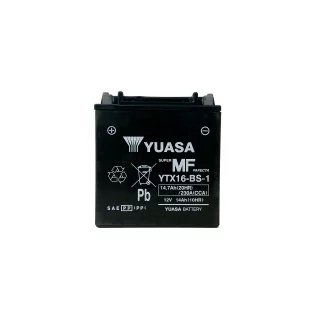 AKUMULATOR YUASA MOTOCYKLOWY YTX16-BS-1 12V 14.7AH