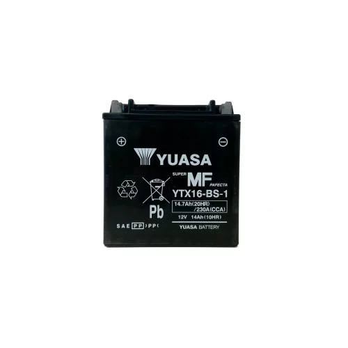 AKUMULATOR YUASA MOTOCYKLOWY YTX16-BS-1 12V 14.7AH AKUMULATOR YUASA MOTOCYKLOWY YTX16-BS-1 12V 14.7AH