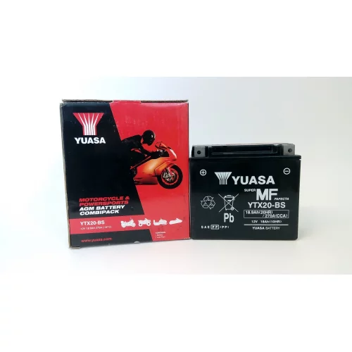 AKUMULATOR YUASA MOTOCYKLOWY YTX20-BS 12V 18AH AKUMULATOR YUASA MOTOCYKLOWY YTX20-BS 12V 18AH