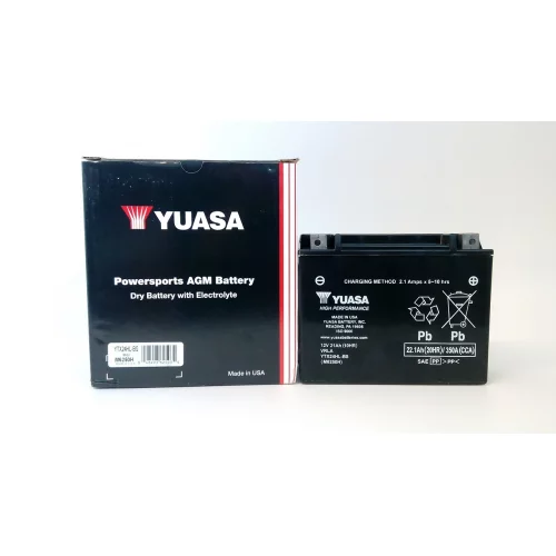 AKUMULATOR YUASA MOTOCYKLOWY YTX24HL-BS 12V 21Ah 
