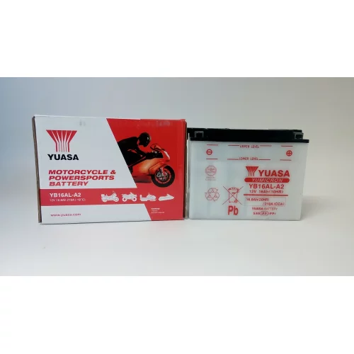 AKUMULATOR YUASA MOTOCYKLOWY YB16AL-A2 12V 16Ah