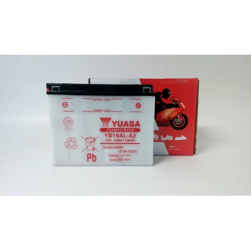 AKUMULATOR YUASA MOTOCYKLOWY YB16AL-A2 12V 16Ah