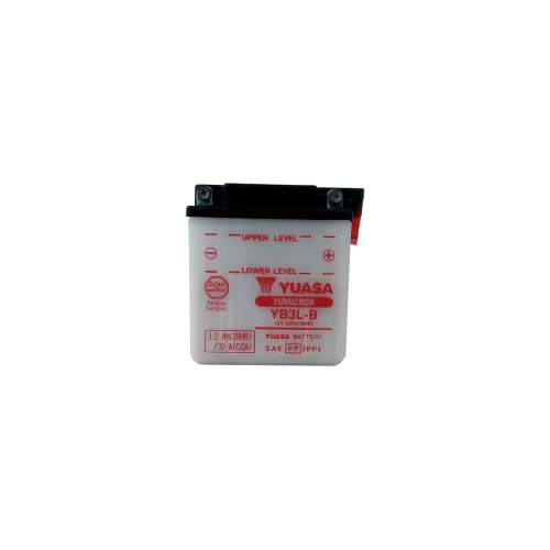 AKUMULATOR YUASA MOTOCYKLOWY YB3L-B 12V 3AH 30A AKUMULATOR YUASA MOTOCYKLOWY YB3L-B 12V 3AH 30A
