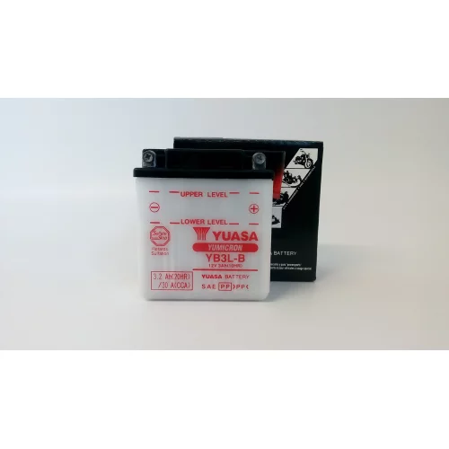 AKUMULATOR YUASA MOTOCYKLOWY YB3L-B 12V 3AH 30A AKUMULATOR YUASA MOTOCYKLOWY YB3L-B 12V 3AH 30A