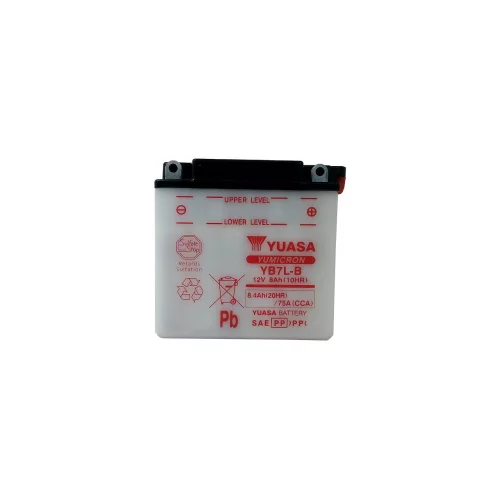AKUMULATOR YUASA MOTOCYKLOWY YB7L-B 12V 8AH 75A AKUMULATOR YUASA MOTOCYKLOWY YB7L-B 12V 8AH 75A