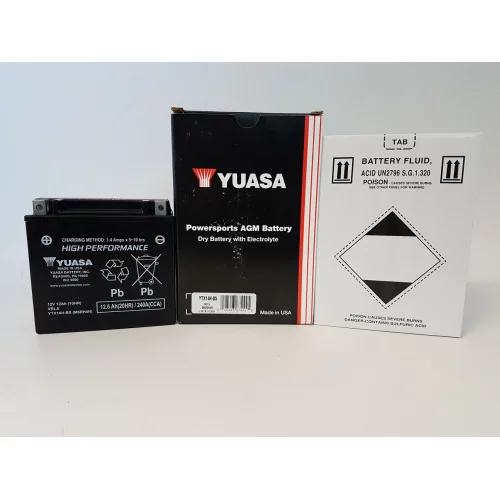 AKUMULATOR YUASA MOTOCYKLOWY YTX14H-BS 12V 12Ah