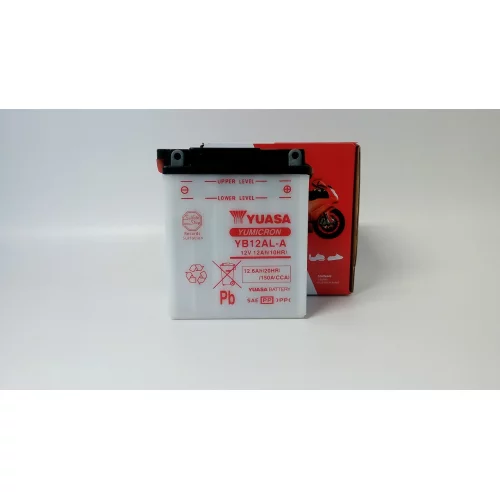 AKUMULATOR YUASA MOTOCYKLOWY YB12AL-A 12V 12AH 150A