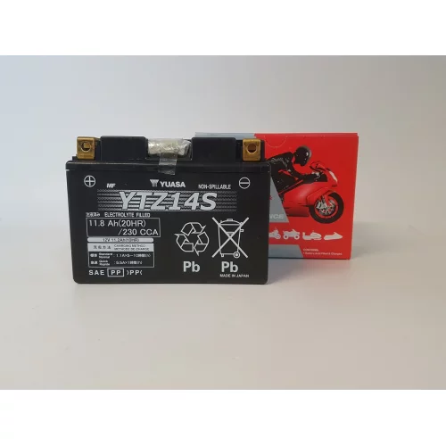 AKUMULATOR YUASA MOTOCYKLOWY YTZ14S 12V 11.8Ah
