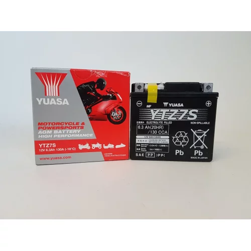 AKUMULATOR YUASA MOTOCYKLOWY YTZ7S 12V 6.3Ah AKUMULATOR YUASA MOTOCYKLOWY YTZ7S 12V 6.3Ah
