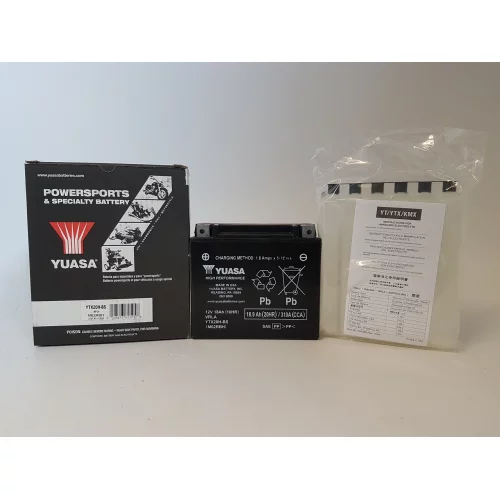 AKUMULATOR YUASA MOTOCYKLOWY YTX20H-BS 12V 18Ah AKUMULATOR YUASA MOTOCYKLOWY YTX20H-BS 12V 18Ah