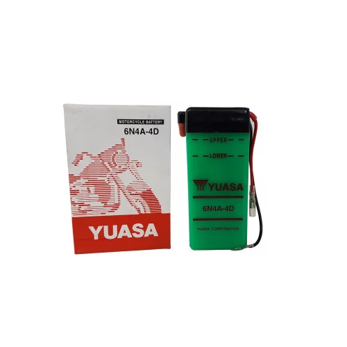 AKUMULATOR YUASA MOTOCYKLOWY 6N4A-4D 6V 4AH