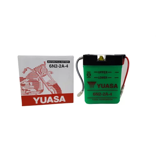 AKUMULATOR YUASA MOTOCYKLOWY 6N2-2A-4 6V 2AH