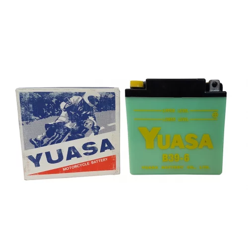 AKUMULATOR YUASA MOTOCYKLOWY B39-6 6V 7AH AKUMULATOR YUASA MOTOCYKLOWY B39-6 6V 7AH