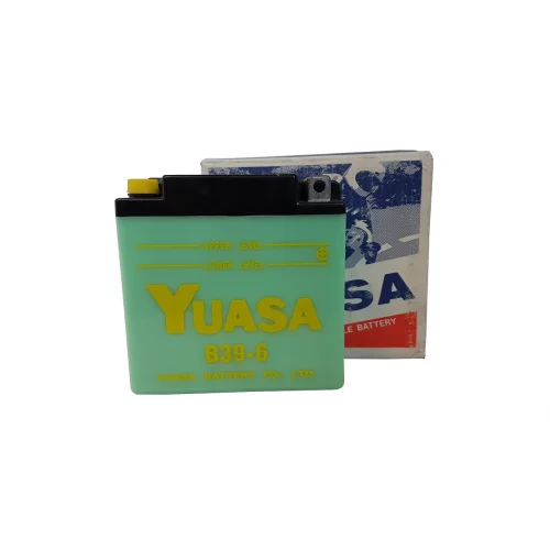 AKUMULATOR YUASA MOTOCYKLOWY B39-6 6V 7AH AKUMULATOR YUASA MOTOCYKLOWY B39-6 6V 7AH