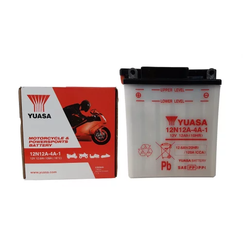 AKUMULATOR YUASA MOTOCYKLOWY 12N12A-4A-1 12V 12AH