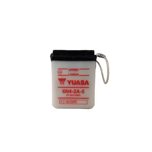 AKUMULATOR YUASA MOTOCYKLOWY 6N4-2A-5 6V 4AH
