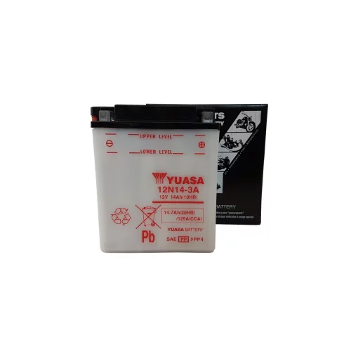 AKUMULATOR YUASA MOTOCYKLOWY 12N14-3A 12V 14AH