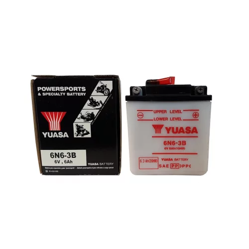 AKUMULATOR YUASA MOTOCYKLOWY 6N6-3B 6V 6AH