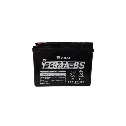 AKUMULATOR YUASA MOTOCYKLOWY YTR4A-BS 12V 2.3AH 45A