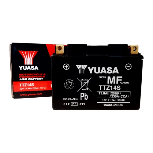 AKUMULATOR YUASA MOTOCYKLOWY TTZ14S 12V 11.2AH