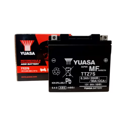 AKUMULATOR YUASA MOTOCYKLOWY TTZ7S 12V 6AH