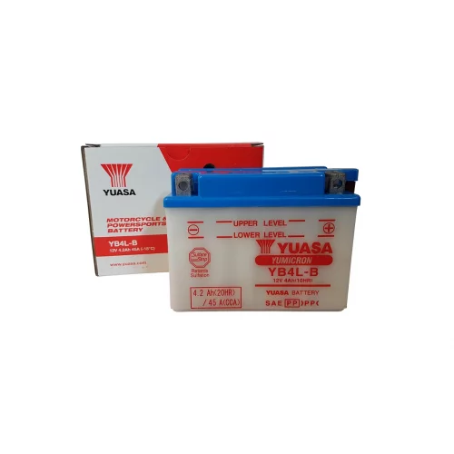 AKUMULATOR YUASA MOTOCYKLOWY YB4L-B 12V 4Ah AKUMULATOR YUASA MOTOCYKLOWY YB4L-B 12V 4Ah