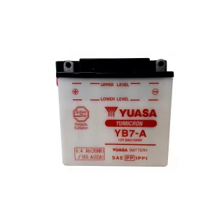 AKUMULATOR YUASA MOTOCYKLOWY YB7-A 12V 8AH 105A