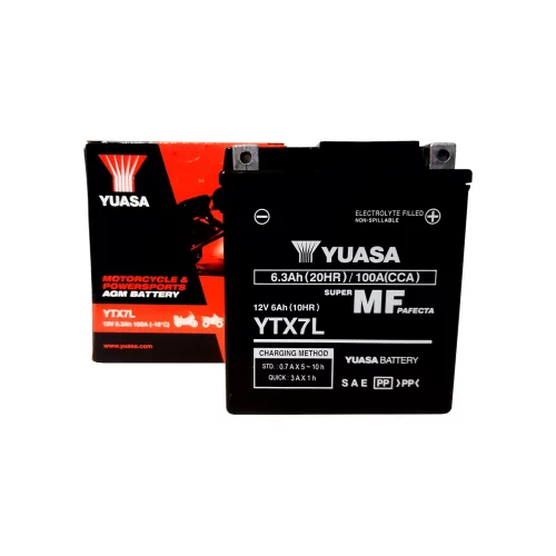 AKUMULATOR YUASA MOTOCYKLOWY YTX7L 12V 6Ah AKUMULATOR YUASA MOTOCYKLOWY YTX7L 12V 6Ah