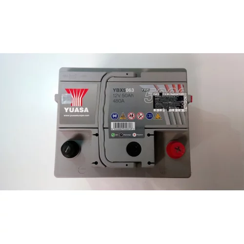 AKUMULATOR YUASA SILVER 12V 50AH 480A AKUMULATOR YUASA SILVER 12V 50AH 480A