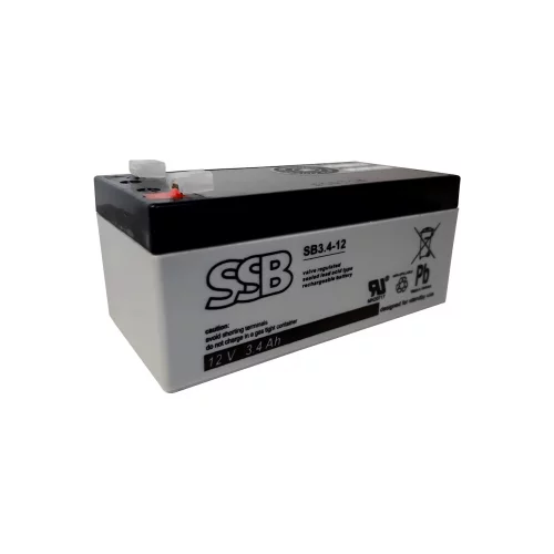 AKUMULATOR ŻELOWY 12V 3.4AH AKUMULATOR ŻELOWY 12V 3.4AH