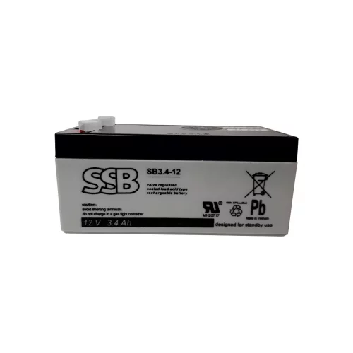 AKUMULATOR ŻELOWY 12V 3.4AH AKUMULATOR ŻELOWY 12V 3.4AH