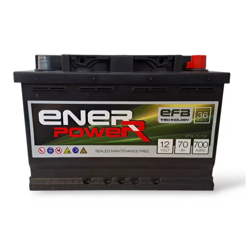 ENERPOWER EFB START STOP 12V 70Ah 700A