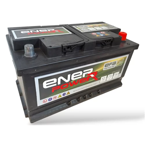 ENERPOWER EFB START STOP 12V 75Ah 750A