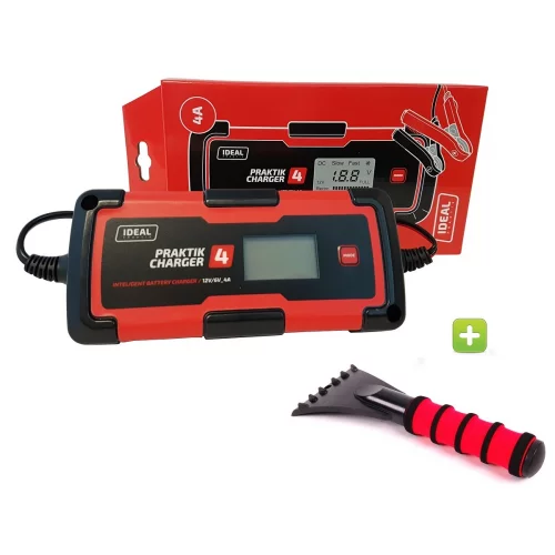 ŁADOWARKA PROSTOWNIK IDEAL PRAKTIK CHARGER 4 + SKROBACZKA GRATIS