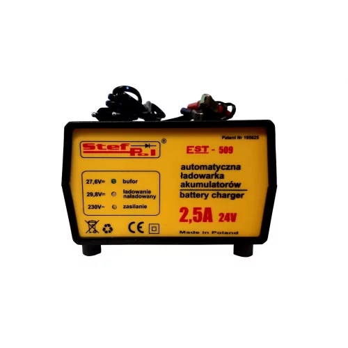ŁADOWARKA STEF-POL EST-509 24V 2.5A ŁADOWARKA STEF-POL EST-509 24V 2.5A