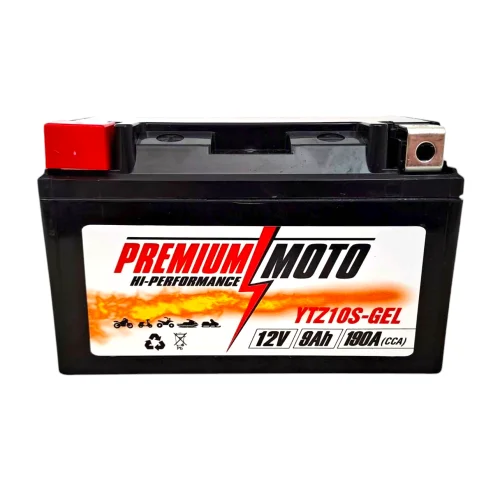 PREMIUM MOTO YTZ10S-GEL 12V 9Ah 190A