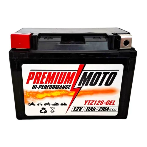 PREMIUM MOTO YTZ12S-GEL 12V 11Ah 210A