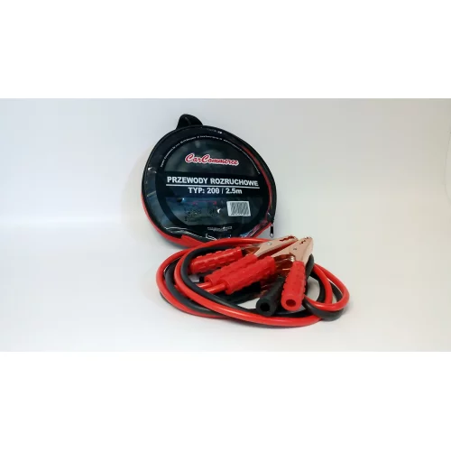 PRZEWODY KABLE ROZRUCHOWE 200A 2.5M PRZEWODY KABLE ROZRUCHOWE 200A 2.5M
