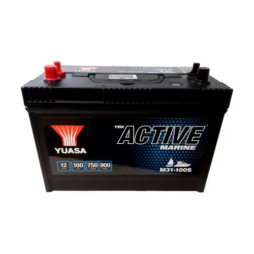 YUASA YBX ACTIVE MARINE M31-100S 12V 100Ah 750A YUASA YBX ACTIVE MARINE M31-100S 12V 100Ah 750A